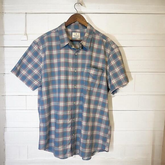 Mutual Weave Shirt- Size XL-Pink, blue and white plaid - Picture 1 of 14